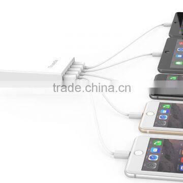 Trusda Private Label 5V 2.4A Portable USB Wall Charger 5 Ports Mobile Charger photo-6