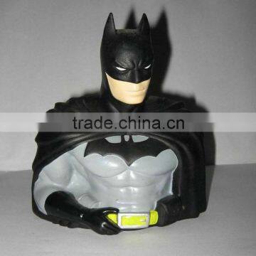 Rotocasting plastic vinyl figure toys,screen cartoon batman toys