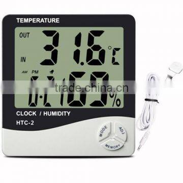 Household Large Screen Decorative Wall Thermometer with sensor