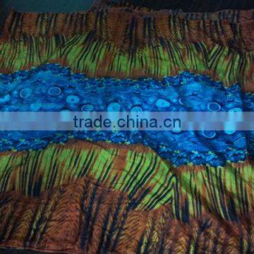 BIG REPEAT SIZE PRINTING SILK SCARF
