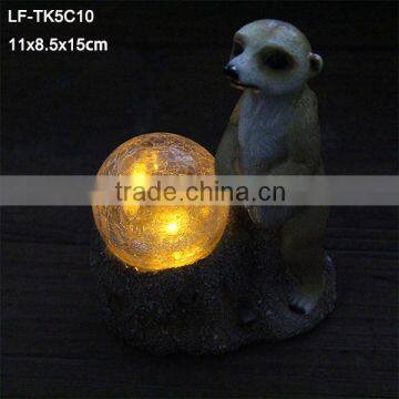 Solar Hand Lamp Meerkat Figurines Led the Lamp photo-5