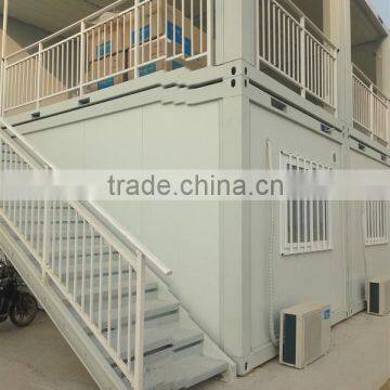 Double storey container house flat pack portable home container home