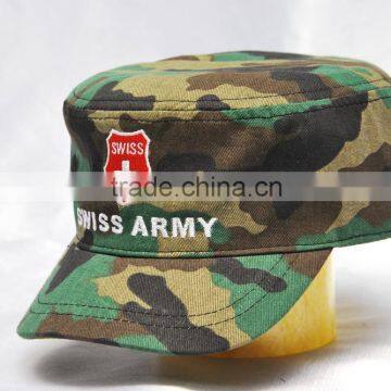 Swiss army flat caps military caps camo hats