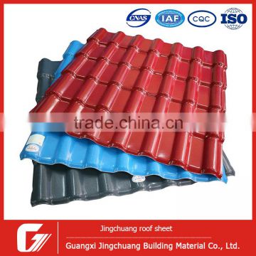 Building Construction Decoration Synthetic Roof Tile,construction material PVC roofing tile