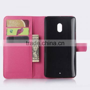 2015 New Arrival Stand Wallet Lychee Leather Phone Case for Motorola Moto X Play photo-3