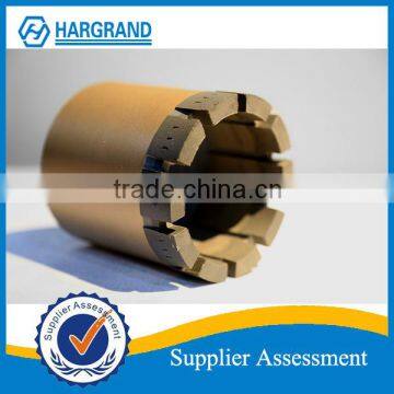 PC impregnated diamond core drill bits for limestone