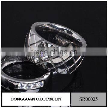 Exquisite Stone Angel New Silver Ring Models for Men/Men Gay Ring