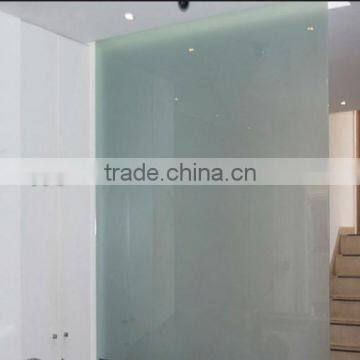 8.38mm laminated sandblasted glass