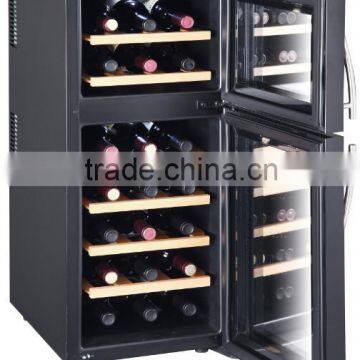 good price glass door wine cabinet glass wine bar cabinet for wholesale