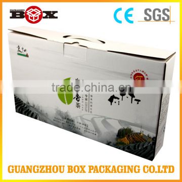 White Color Customized Magnetic Paper Cardboard Box with Window