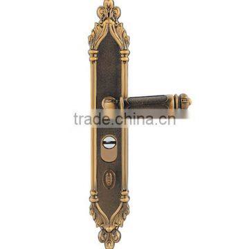 High quality antique brass plating door handle