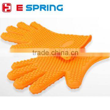 Kitchen Heat Resistant Oven Pot Holder Baking BBQ Cooking Mitts Silicone Glove