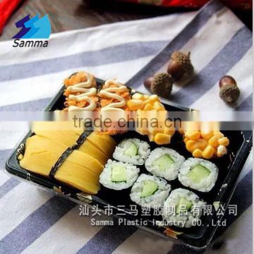 SM1-1105A Momiji disposable Japanese plastic printing food sushi box container tray