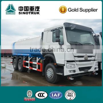 Sinotruk Howo 6x4 water carrier truck 20 cubic meters