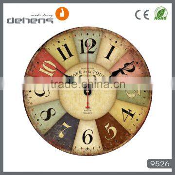 customized wooden MDF Wall Clock