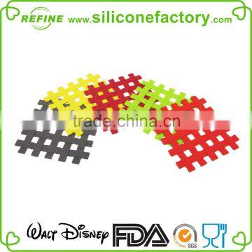 100% food-grade heat-resistence hollow silicone mesh mat