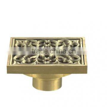 2014 hot sale antique brass floor drains