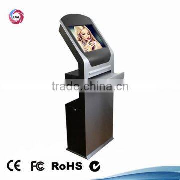 Hotsale 22 inch touch screen kiosk with keyboard for commercial information and advertising