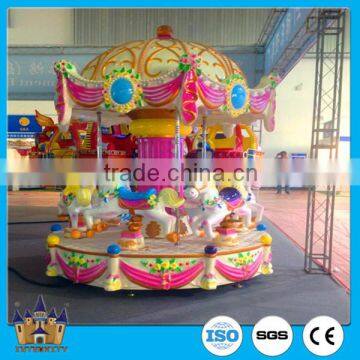 amusement park 6 seats small carousel