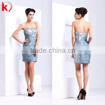 Fashion off-shoulder knee length teen evening dress suppliers