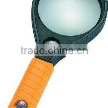 racket magnifier, 2 lenses magnifier with compass