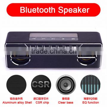 mini hifi double stereo speakers bluetooth speaker with mic/