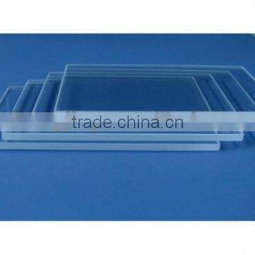 high purity silica glass discs/thick-walled optical quartz plate glass