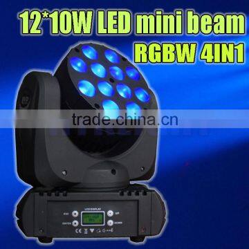 Led Mini Moving Head 12*10W RGBW 4 in 1