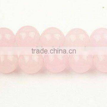 Dyed Pink Malay Jade Gemstone Beads