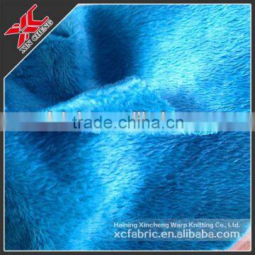 Super soft double sided brushed fabric printed for garments and blankets market