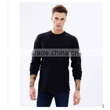 Slim fit tee LS black color Uk Style Long sleeves flexible