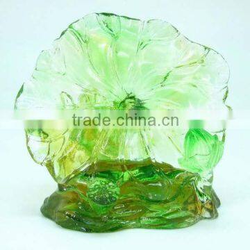 colored glaze crafts of lotus--BJ021