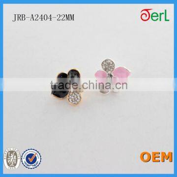 High Quality Crystal Flower Rhinestone Pearl Buttons For Wedding Supplies photo-4