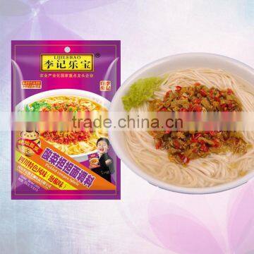 Manufacturer produced seasoning with pickle for noodle, 120g seasoning for dandan noodle