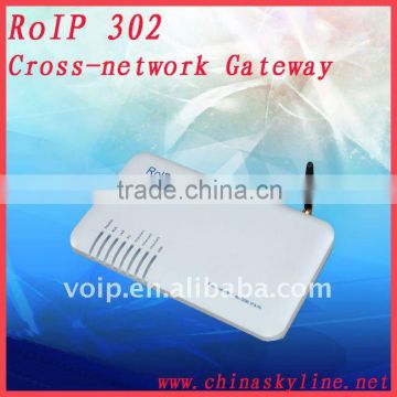 RoIP 302,sip server,Cross network gateway/ radio trunk gateway