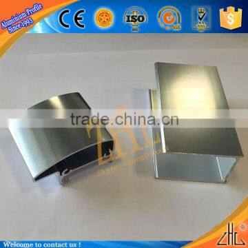 Hot! china top aluminium profile manufacturers OEM 6 meter showeroom polishing a grade facricated aluminium product