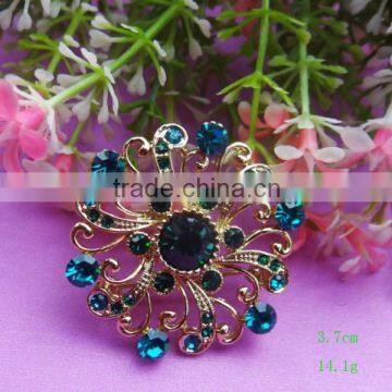 2014 top quality fashion latest design guangzhou wholesale poppy brooch