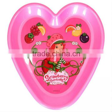 3D Lenticular Tray/plate heart