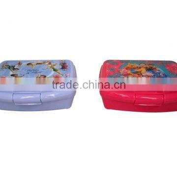 Cartoon Alibaba China Wholesale Kids Plastic Lunch Box