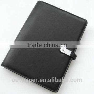 Agenda 2016 Notepad Charger for Phone Leather Diary