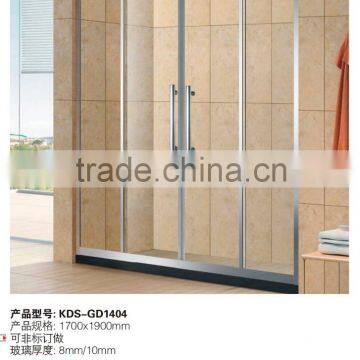 Full stainless steel Modern simple shower screens kades -PS141010 italy shower room