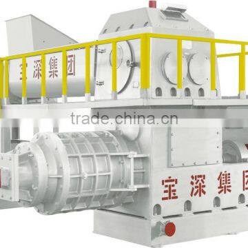 Doublestage vacuum extruder machine for red bricks