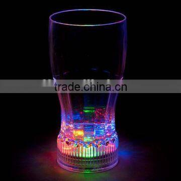 Plastic led cola cup, led flashing cup, lighted up led cola cup