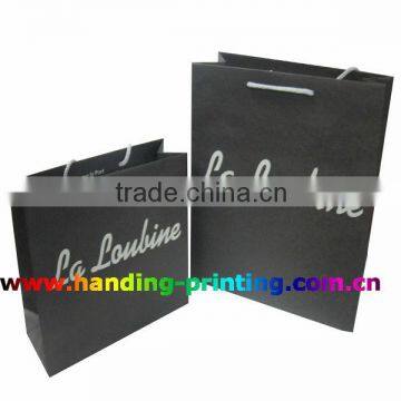 Bespoke Luxury Paper bag with handle shopping bag green and environmental bag