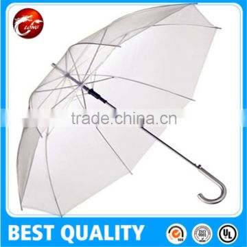 Auto Open Transparent Straight Umbrella,LOGO Printing Cheap Umbrella