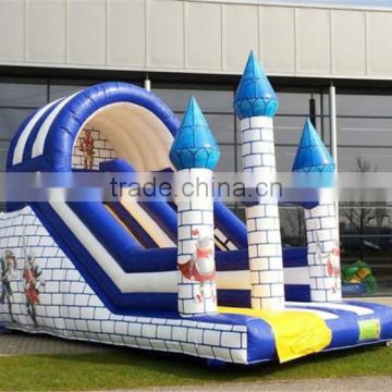 Magical castle theme Inflatable Slide is Dry Slide for kids play small Inflatable slide toys