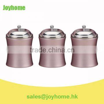 new design purple slim shape tea sugar coffee bins