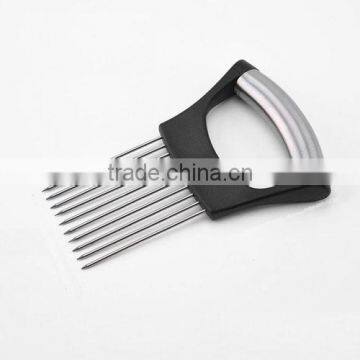 Stainless steel onion Holder For Slicing