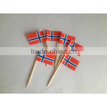 Mini decoration toothpick with flag