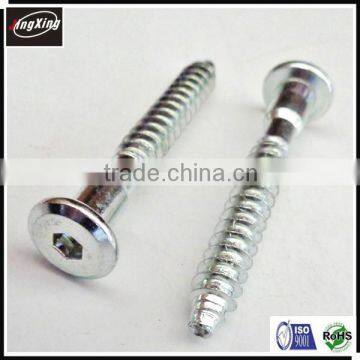 hex socket furniture wood screws M5 M6 M7